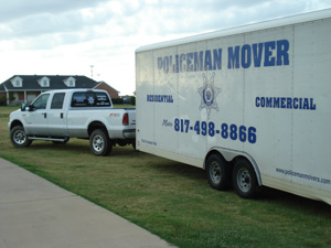 North Texas Moving Company - Dallas Movers, Fort Worth Movers, Southlake moving company,  Keller Movers, policeman movers